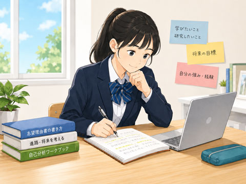 志望理由書の書き方のイメージ