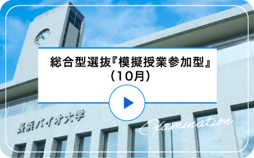 総合型選抜（10月）